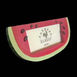 Malden International Designs "Farmer's Market" Painted Resin Watermelon Frame